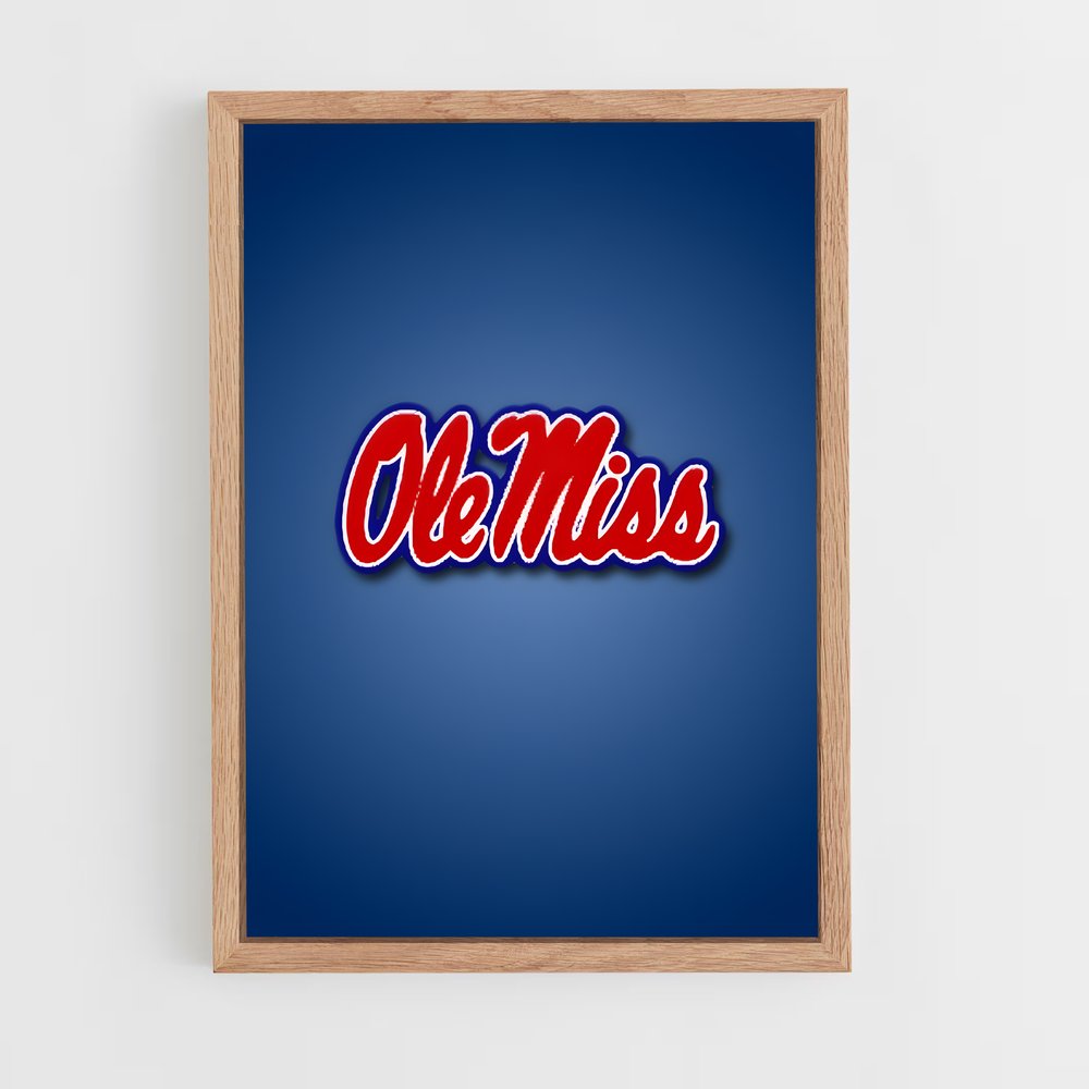 Poster Ole Miss Spirit – affiche Baseball (vue 4)